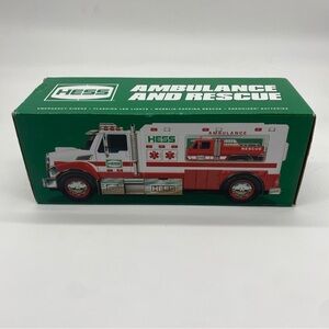 Hess Ambulance and Rescue Toy - Red and White